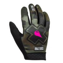 25 New MUC-off Riding Gloves Mountain Bike off-Road Motorcycle Racing Bicycle Long Four Seasons Green Camouflage / M gray