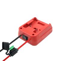 Adapter for Milwaukee M14 M18 14.4-18V Series Li-Ion Batteries External Power Supply DIY Connector I/O Switch 30A Fuse Adapter Fuse Holders1 for Milwaukee
