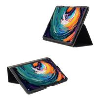 PU Leather Case TCL NXTPAPER 14 Pro Tablet Inch Stand Cover Hand Grip Half Shell Sleeve Black For TCL NXTPAPER 14 Pro juoda
