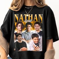 Nathan Scott Bootleg Vintage Shirt, Nathan Scott Shirt, Nathan Scott Shirt, Nathan Scott Film, Movie Shirt 150 brown