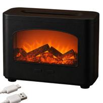 perf.ee oro drėkintuvas su židinio liepsnos efektu, aromatų difuzorius, LED, USB-C, 240 ml