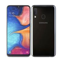 Atnaujintas Samsung Galaxy A20e A202F Dvi SIM kortelės Android 13.0MP 5.8'' 32GB 3GB RAM Mobilusis telefonas Su viena SIM/Dviem SIM kortelėmis Simple Set juoda