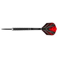 Smiginio strėlytės Harrows Supergrip Ultra 90% Steeltip, 3 vnt., juodos, raudonos
