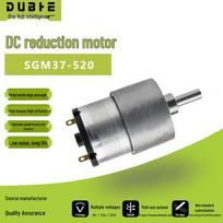 JGB37-520 Mini nuolatinės srovės reduktorinis variklis išmaniesiems robotams ir gartraukiams (6V/12V/24V) 6V*800 RPM