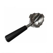 Heat Resistant Ergonomic Coffee Machine Portafilter Handle Replacement Grip Metal Texture for ES601 ES655 ES701 Models 1 gray