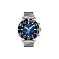 TISSOT Starfish Collection Quartz Movement Men's Watches Watch 45.5mm Blue Dial Stainless Steel Case T120.417.11.041.02 gray