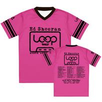 Ed Sheeran Loop Tour North America 2026 Jersey V-neck Short Sleeve Loose Male T-shirt Singer Design Graphic 3D Print Tees Merch XXXL black