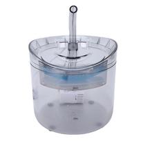 Solar Powered Pet Water Fountain 2L USB Powered Automatic Cat Dog Drinking Fountain for Indoor Outdoor Use L gray