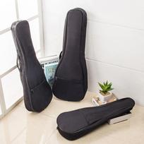 Thick Padded Ukulele Gig Bag - Small Guitar Backpack black