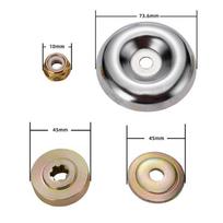 4/5/6Pcs Lawn Mower Grass Trimmer Head Adapter Nut Fixing Kit High Quality Material Reliable Parts for Home Yard Grass Trimmer Repair 4pcs