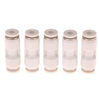 5 vnt. Bambu Lab X1 X1C X1E P1P P1S A1 PTFE vamzdelio jungtis Pneumatinis 1,75 mm gijų daliklis Bambulab PTFE jungiklis 3D spausdintuvas Onesize white