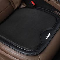 Car Seat Cover Breathable Front Seat Cushion Protector Covers For Jeep Grand Cherokee Wrangler Renegaed Compass JPB Accessories black