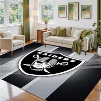 Las Vegas Raiders Design Crystal Velvet Rug Soft Decorative Mat for Bedroom Entrance 80cmx120cm