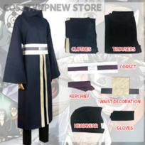 Uchiha Obito Anime Cosplay Kostiumai Helovino Kostiumai Moterims Vyrams Japoniškas Chalatas Kimono Pasirodymas Festivalis XXL white