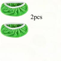 Xiaomi Highly Absorbent Reusable Mop Pad Ultra-fine Fiber Cleaning Pad Flat Mop Cloth Household Absorbent Mop Replacement Cloth Cover green
