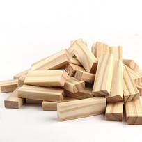 54 dalių edukaciniai Jenga stiliaus blokeliai vaikams ir suaugusiems – idealūs varžybiniam statymui ir įgūdžių lavinimui beige