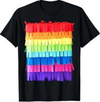 Pinata Shirt Adult Men Women Printed Pinata Costume T-Shirt M red