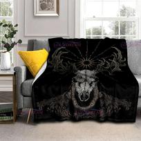 Vilko 3D spausdinimo pledas Žaidimas W-Witcher Sofos pledai lovoms Minkštas šiltas pledo užvalkalas Bėgantys vilkai Mėtomas pledas Flanelinis pledas 100x150cm