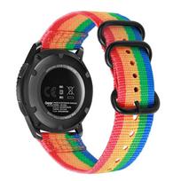 22mm Nylon Loop Strap For COROS APEX 4 42mm PACE Pro/3 Bracelet Watchband Suunto Vertical 2-1 Race 2-S/Run/Ocean/9 Peak Pro Belt CMF Watch 3-2-1 Pro black