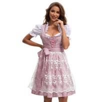 Bavariška taškuota Oktoberfest etninė suknelė S gray