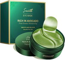 Touchcart Under Eye Patches - 60 Collagen Gel Patches | Green Tea & Aloe Vera Hydrogel Eye Mask for Dark Circles, Puffiness, Wrinkles & Fine Lines beige