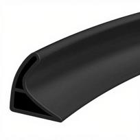3M sulankstomas dušo vandens barjeras silikoninis lipnus dušo vandens barjeras lankstus sauso ir šlapio atskyrimo dušo slenkstis 3cm*5cm*3m juoda