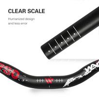 780 x 31.8mm Bicycle U-Shaped Handlebar Aluminum Alloy Bike Bike Mountain Bike Handle Bar black