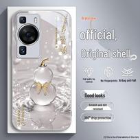 Huawei P60/P60 Pro Protective Case - Full Coverage, Drop-Proof, National Trend Gourd Design Huawei P60 Pro white