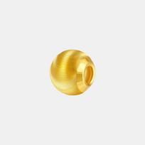 999 Pure Gold Ancient Method Luck-Turning Small Beads for DIY Bracelets and Beading Accessories yellow