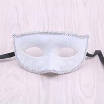 Maskaradinės kaukės porai Venecijos moteriai nėriniuoti vyriški Pp Cosplay kostiumai balta