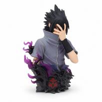 Naruto Uchiha Sasuke Anime Action Figure Model Statue Desktop Ornament Small Gift Halloween Christmas Valentine's Day Gift gray