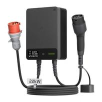 22 kW sieninis įkrovimo įrenginys su 15 m kabeliu
