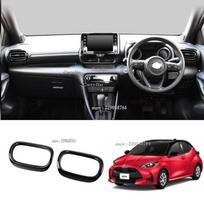 For Toyota yaris /yaris Cross     ABS front left right air condition outet cover side AC vent cover accessories ABS Black Color gray