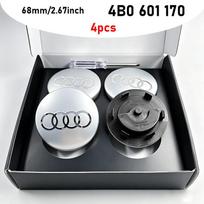 Automobilio plaukiojančio rato centrinis dangtelis Stebulės dangtelis 4 vnt. 60 mm 61 mm 68 mm 69 mm Emblema Audi B5 B6 B8 A3 8P 8V 8L A5 A6 C6 C7 A1 A7 A8 Q A4 S4 Audi