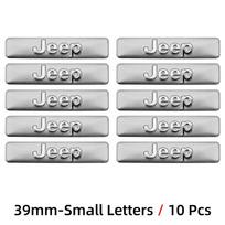 26mm 39mm Automobilio Nuotolinio Raktelio Logotipo Emblemos Lipdukai Aksesuarai Jeep Wrangler Grand Cherokee Compass Wagoneer Gladiator Avenger JK