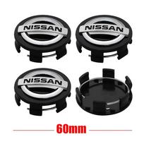 4 vnt. Automobilio ratlankio dangteliai Stilingi ratų centrinių stebulių dangteliai Dangtelis Pakeičiamas dangtelis Nissan Nismo GTR Altima Qashqai Almera Navara black