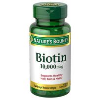Nature's Bounty Biotin 10,000mcg Rapid-Release Softgels 1 pcs 120 Tablets