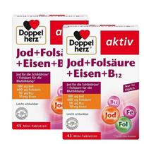 Doppelherz Iodine Folic Acid Vitamin B12 Mini 2 pcs 45 Tablets