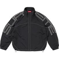 Supreme Spellout Embroidered Track Jacket SS25 Unisex SUP-SS25-120 L black