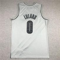 Embroidered Portland Trail Blazers Damian Lillard 0 Basketball Jersey Men Women Breathable Bamboo Charcoal Fiber Sport Shirt Medium