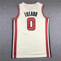Embroidered Portland Trail Blazers Damian Lillard 0 Basketball Jersey Men Women Breathable Bamboo Charcoal Fiber Sport Shirt Small