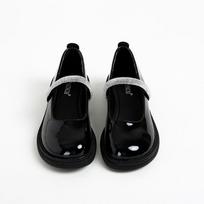 Mary Jane moteriški batai Lakinės odos storakulniai Retro Loafers Didelio dydžio moteriški batai 37 juoda