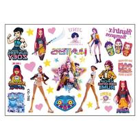 Nauji KPOP Demonų Medžiotojai Rumi Kang Tatuiruočių Lipdukai Animaciniai Vaikų Tatuiruočių Lipdukai Gimtadienio Šventės Dovanos Vandens Perdavimo Lipdukai 15.5cmx10.9cm pink