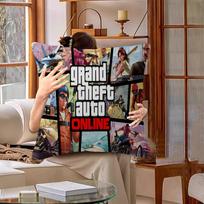GTA 5 Pagalvės užvalkalas Toon Dovana Pagalvės užvalkalas Miegamojo Namų Sofos Kėdės Sėdynės Dekoras Pagalvės dėklas 40cmx40cm