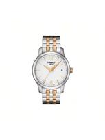 Tissot women's quartz watch, stainless steel strap, water-resistant up to 30 meters T063.210.22.037.01 balta