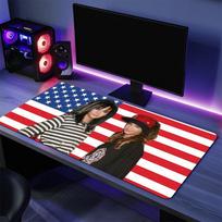 Germany Singer Tom Bill Kaulitz Mouse Pad Large Desk Mat Keyboard Ergonomic Office Rubber PC Nonslip Antifray Home Custom 800x300x2mm black