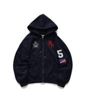Nickel House Nickel 26 Donkey Zip-Up Hoodie Gray/2 black