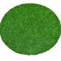 Dirbtinės žolės kilimėlis: Apvalus stalo dekoras, idealus šulinių dangčių paslėpimui kiemuose ir viešbučiuose. Size can green