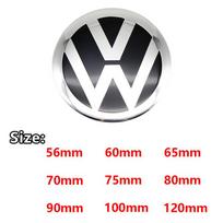 56/60/65/70/75/80/90/100/120mm VW Polo Golf 4 5 6 7 Passat GTI 4 vnt. 3D automobilio ratų lipdukai Centriniai M GHDR ratlankių dangteliai Emblema Ženklelis Lipdukas 56mm
