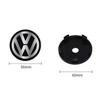 4 vnt. 60MM/63MM/68MM Automobilio ratų centriniai dangteliai Emblema Volkswagen VW R Polo Passat Rline Golf 4 5 6 7 Tiguan Jetta GTI
